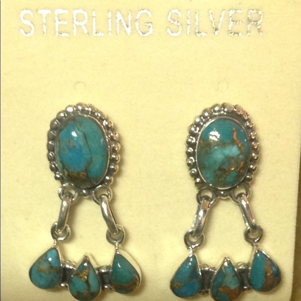 Turquoise and Sterling earrings
